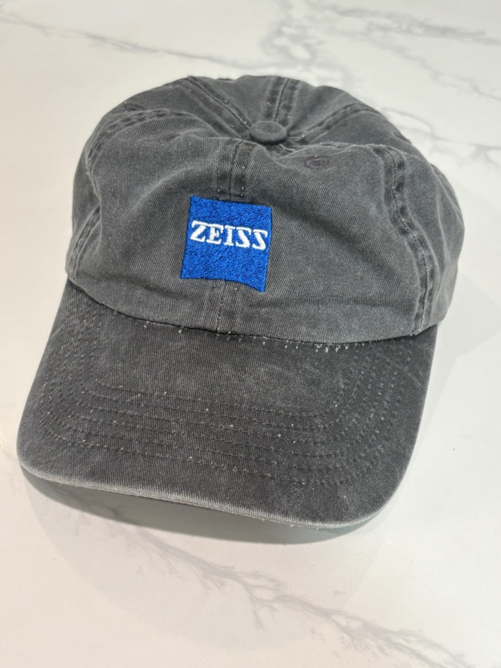 Zeiss Optics Washed Charcoal Dad Hat Cap - Port Authority